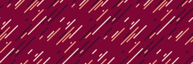 Soyut geometrik desen derin bir bordo arka planda sessiz toprak tonlarında çapraz çizgiler içeriyor. İnternet sitesi afişleri, sunumlar veya modern tekstil tasarımları için idealdir. Temiz, minimalist stil.