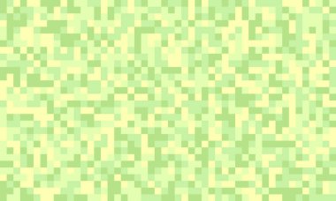 Soyut piksel sanat arkaplanı. Yumuşak pastel yeşil ve sarı kareler rahatlatıcı, modern bir tasarım yaratır. Web siteleri, sunumlar ya da tekstil baskıları için ideal. Çok yönlü ve estetik açıdan tatmin edici..
