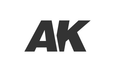 Kurumsal Marka için AK Tekno Düzenlenebilir Yazı Tipi Logosu. Benzersiz tipografik fikirleri olan cesur, fütürist tasarım. En Küçük Özel Tür ve Dinamik Harf