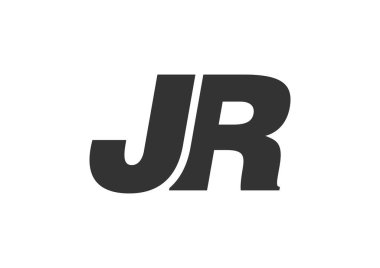 Şirket Markası için JR Tekno Düzenlenebilir Yazı Tipi Logosu. Benzersiz tipografik fikirleri olan cesur, fütürist tasarım. En Küçük Özel Tür ve Dinamik Harf