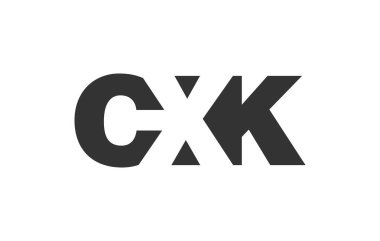 CXK logo tasarımı. İlk harf C X K kalın yazı tipi teknoloji girişimleri, danışmanlık, kurumsal markalaşma. Yaratıcı şirket adı, manşetler tipografi kimliği, trend logotype.