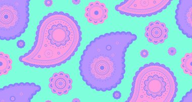 Poster retro, karalama kıvırcık. Şenlikli çizgili giysiler. Kumaş arka planda romantik kadınsı.