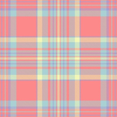 Premium vektör ekose kumaş tasarımı, çeşitli tasarım uygulamaları için uygun. Canlı, göz alıcı renklerde kusursuz tartan deseni..