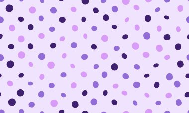 Tekrar eden yuvarlak benekli bir polka nokta vektörü. Kusursuz tekstil baskıları, modaya uygun duvar kağıtları ve soyut geometrik posterler için mükemmel..