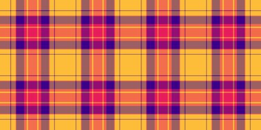 Sıcak turuncu ve sarı renkli yumuşak ekose desenli sonbahar kıyafetleri sonbahar temalı hasat battaniyeleri ve kırsal kumaşlar için mükemmel.