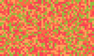 Canlı ve süslü renklerle simetrik küp ızgarası. Posterler, kumaş ya da materyal tasarımı için modern, dokulu bir desen..