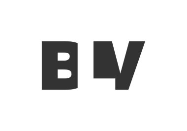 BLV logo design. Initial letter B L V bold font style for tech startups, consulting, corporate branding. Creative company name, headlines typography identity, trendy logotype. clipart