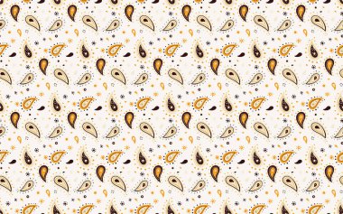 İpek ulusal renginin renkli sonsuzluğu. Farsça olarak eski moda tebrik kartı. Yinelenen yatay zengin dikdörtgen.