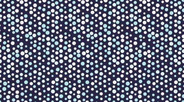 Renkli benekli geometrik polka deseni, kusursuz duvar kâğıdı, tekstil baskısı ve soyut dokunuşlu modern poster arkaplanı için mükemmel..