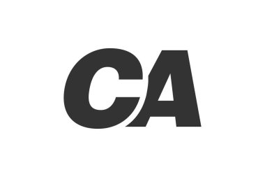 CA Tekno Düzenlenebilir Şirket Markası Yazı Tipi Logosu. Benzersiz tipografik fikirleri olan cesur, fütürist tasarım. En Küçük Özel Tür ve Dinamik Harf