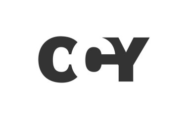CCY logo tasarımı. İlk harf C C Y kalın yazı tipi teknoloji girişimleri, danışmanlık, kurumsal markalaşma. Yaratıcı şirket adı, manşetler tipografi kimliği, trend logotype.