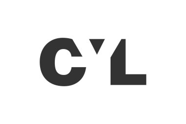 CYL logo tasarımı. İlk harf C Y L kalın yazı tipi teknoloji girişimleri, danışmanlık, kurumsal markalaşma. Yaratıcı şirket adı, manşetler tipografi kimliği, trend logotype.