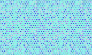 Minimalist yuvarlak şekilli Polka nokta vektör tasarımı. Moda kumaş baskıları, duvar kağıtları ve basit geometrik dokunuşlu poster arkaplanları için ideal..