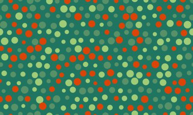 Yuvarlak noktalı desen ve geometrik basitlik. Tekstil kumaşları, duvar kağıtları ya da poster baskıları için ideal. Kusursuz arkaplanlar için soyut vektör tasarımı.