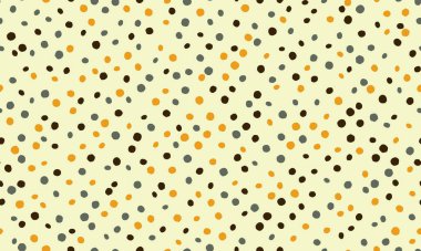 Geometrik tekrarlı yuvarlak benekli desen. Kumaş baskılar, poster arkaplanları ve modaya uygun daireleri olan soyut duvar kağıdı tasarımları için ideal..