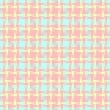 Kesişen çizgiler ve yumuşak tonlarla klasik ekoseli desen, tekstil tasarımları, moda geçmişi veya zarif ambalaj kağıtları için idealdir. Zamansız geometrik ızgara biçimi.