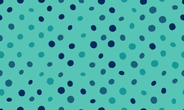 Geometrik tekrarlı yuvarlak benekli desen. Kumaş baskılar, poster arkaplanları ve modaya uygun daireleri olan soyut duvar kağıdı tasarımları için ideal..