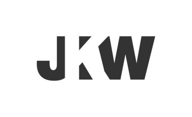JKW logo tasarımı. İlk harf J K W kalın yazı tipi teknoloji girişimleri, danışmanlık, kurumsal markalaşma. Yaratıcı şirket adı, manşetler tipografi kimliği, trend logotype.