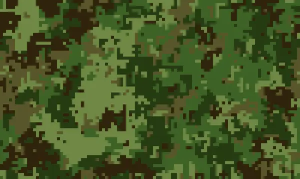 Sert kamuflaj tekstili. Usa como boyalı vinil. Retro kare savaşçı asker.