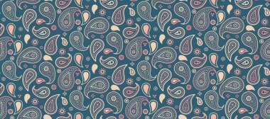 Süs çiçeğindeki Boteh etnik kökeni. Şallı dekoratif sükunet. Meditasyon akışında asgari oryantasyon.