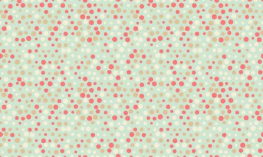 Yuvarlak benekli geometrik polka deseni soyut arka planlar, dikişsiz duvar kağıtları veya tekstil baskıları için mükemmel. Modern dekor için modaya uygun ve yaratıcı bir tasarım.