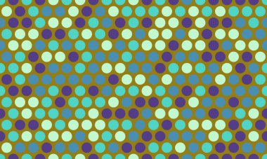 Yuvarlak benekli geometrik polka deseni soyut arka planlar, dikişsiz duvar kağıtları veya tekstil baskıları için mükemmel. Modern dekor için modaya uygun ve yaratıcı bir tasarım.