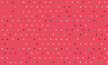 Soyut yuvarlak şekilli kusursuz lekeli desen. Tekstil kumaşları, duvar kağıtları veya yaratıcı geometrik tarzı olan poster arkaplanları için idealdir..