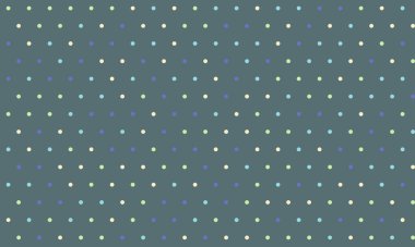 Renkli yuvarlak benekli polka nokta deseni, tekstil kumaşları için ideal, kusursuz duvar kağıtları, ve geometrik dokunuşlu soyut arkaplan.