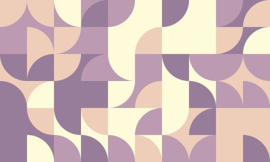 Geometrik şekilleri ve kusursuz tekrarı olan modern soyut şablon. Moda tekstil tasarımları, poster arkaplanları ya da yaratıcı sanat kapakları için harika..