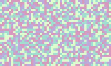 Renkli karoları ve zarif simetrisi olan desenli küp deseni. Grafik tasarım projeleri, arka planlar ve modaya uygun dekoratif materyal için ideal.