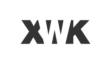 XWK logo tasarımı. İlk harf X W K kalın yazı tipi teknoloji girişimleri, danışmanlık, kurumsal markalaşma. Yaratıcı şirket adı, manşetler tipografi kimliği, trend logotype.