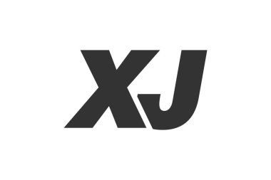 Şirket Markası için XJ Tekno Düzenlenebilir Yazı Tipi Logosu. Benzersiz tipografik fikirleri olan cesur, fütürist tasarım. En Küçük Özel Tür ve Dinamik Harf