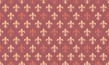 Model monarşi olarak simetri 2025. Antika Kraliçe Fleur de Lys 'i canlandırın. Kusursuz desenli zarafetin kumaş amblemi.