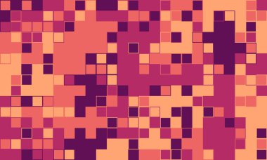 Duvar kağıdı kübünü dengele. Basit sanat minimalist bağlantısı. Vektör çağdaş biçim baskısı.