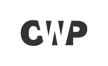 CWP logo tasarımı. İlk harf C W P kalın yazı tipi teknoloji girişimleri, danışmanlık, kurumsal markalaşma. Yaratıcı şirket adı, manşetler tipografi kimliği, trend logotype.