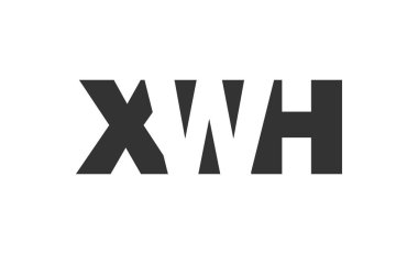 XWH logo tasarımı. İlk harf X W H kalın yazı tipi teknoloji girişimleri, danışmanlık, kurumsal markalaşma. Yaratıcı şirket adı, manşetler tipografi kimliği, trend logotype.