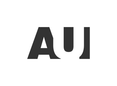 AUI logo tasarımı. İlk harf A U I kalın yazı tipi teknoloji girişimleri, danışmanlık, kurumsal markalaşma. Yaratıcı şirket adı, manşetler tipografi kimliği, trend logotype.