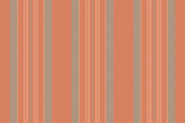 Sariation kumaş deseni, pürüzsüz vektör dikey. Çizgi çizgileri çizgi desen arkaplanı turuncu ve pastel renklerde.