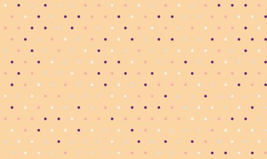 Renkli benekli geometrik polka deseni, kusursuz duvar kâğıdı, tekstil baskısı ve soyut dokunuşlu modern poster arkaplanı için mükemmel..