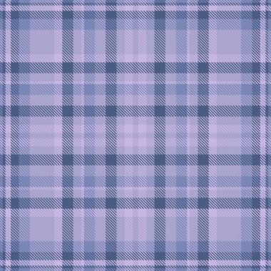 Drapery arkaplan desenli ekose, gerçek tartan kumaş kontrolü. Açık ve mavi renklerde işaretlenmiş vektör deseni dikişsiz tekstil.