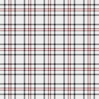 Pastel ekose kumaş kontrolü, üst vektör tekstil tartan. Rug arkaplan kumaşı pürüzsüz desen beyaz ve siyah renkler.