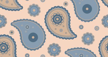 Boho Güzeli 'nde dönen şal deseni. Şablon ama keten ana hatları gibi. Botanik grafik, süsleme sürreal.