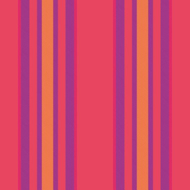 Etiketsiz dikey kumaş, sessiz doku tekstil deseni. Kırmızı ve indigo renklerinde Seco vektör çizgileri arkaplanı.