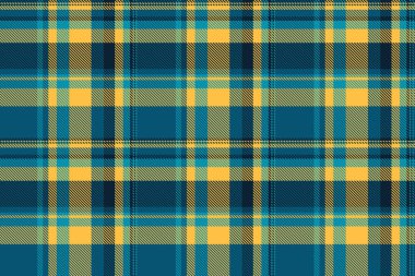 Deniz arkası desenli kumaş, iplik desenli tartan. Kostüm vektörü ekosesiz kumaş. Kehribar ve kehribar rengi..