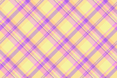 Elmas kumaş dokusu, mevsimsel desenli ekose kumaş. Oduncu vektör arkaplanı açık ve sarı renklerde kusursuz kontrol.