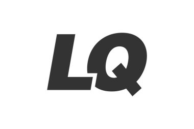 Şirket Markası için LQ Tekno Düzenlenebilir Yazı Tipi Logosu. Benzersiz tipografik fikirleri olan cesur, fütürist tasarım. En Küçük Özel Tür ve Dinamik Harf