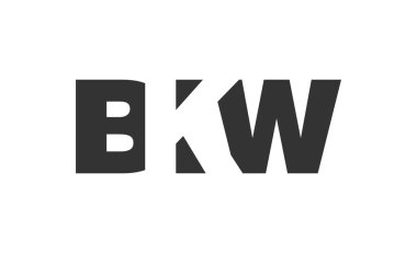 BKW logo tasarımı. İlk harf B K kalın yazı tipi teknoloji girişimleri, danışmanlık, kurumsal markalaşma. Yaratıcı şirket adı, manşetler tipografi kimliği, trend logotype.