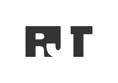 RJT logo tasarımı. Teknoloji girişimleri, danışmanlık, kurumsal markalaşma için ilk harf R J T koyu yazı tipi. Yaratıcı şirket adı, manşetler tipografi kimliği, trend logotype.