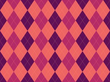 Mercan, mor ve altın desenli baklava deseni. Geçmişler, tekstil, moda ve web tasarımı için mükemmel. Geometrik, zarif ve çok yönlü. Gelişmişlik ve geleneği çağrıştırıyor..