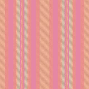 Telax dikişsiz desen kumaş, doku çizgileri vektörü ayarlanıyor. Arka plan çizgilerini kırmızı ve kehribar renkleriyle sırala.